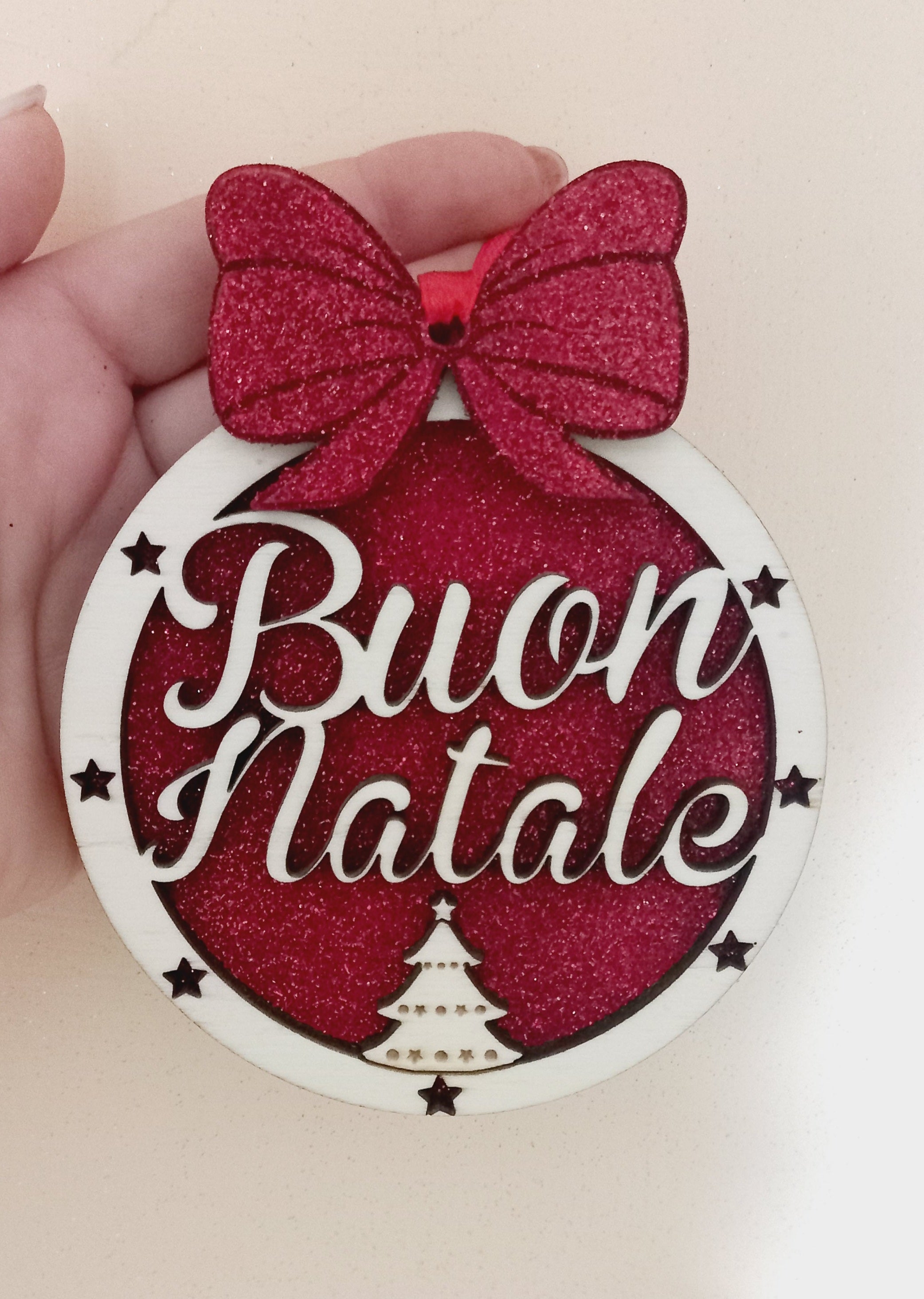 Pallina Buon Natale